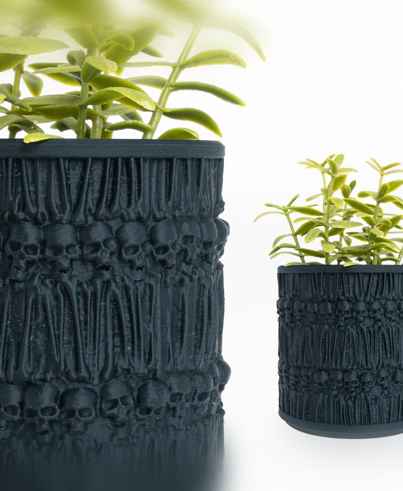 Skull Planters 3d model