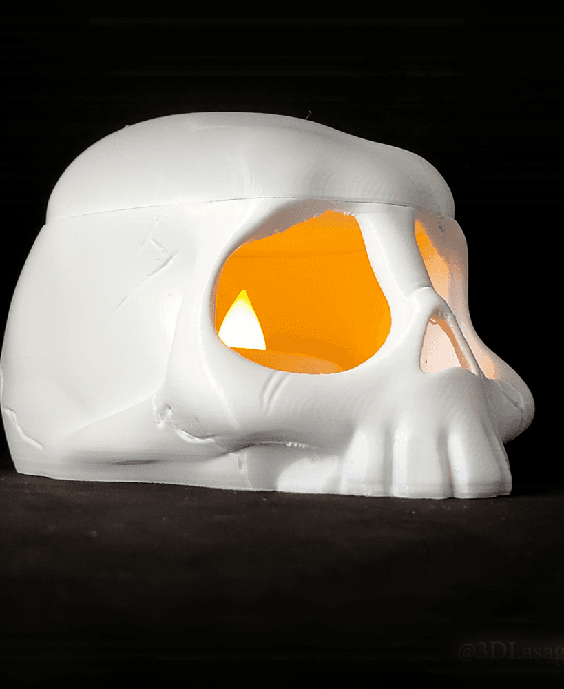 3DL Skull Tealight Holder 3d model