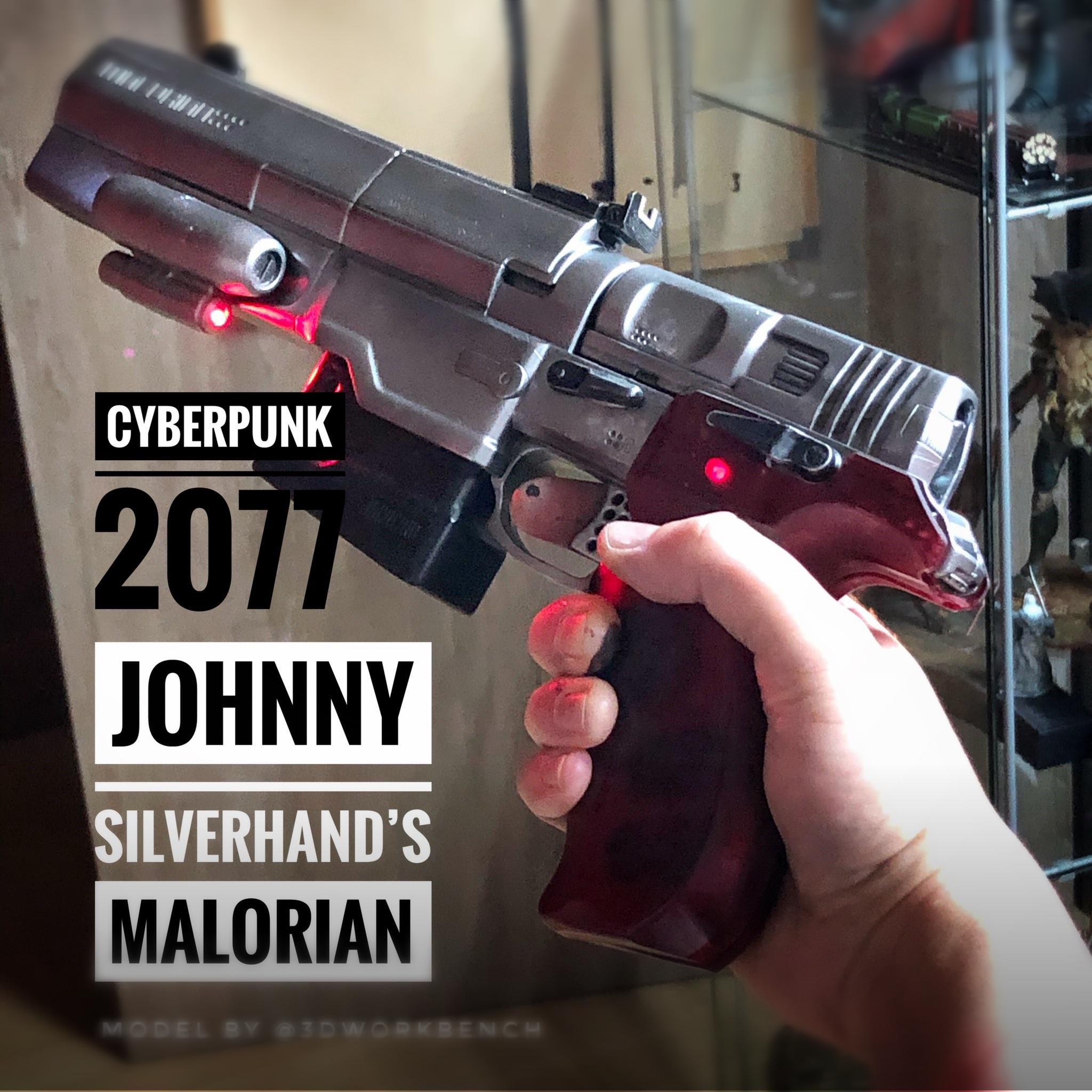 CYBERPUNK 2077 Malorian Arms 3516 "Johnny Silverhand Special" 3d model