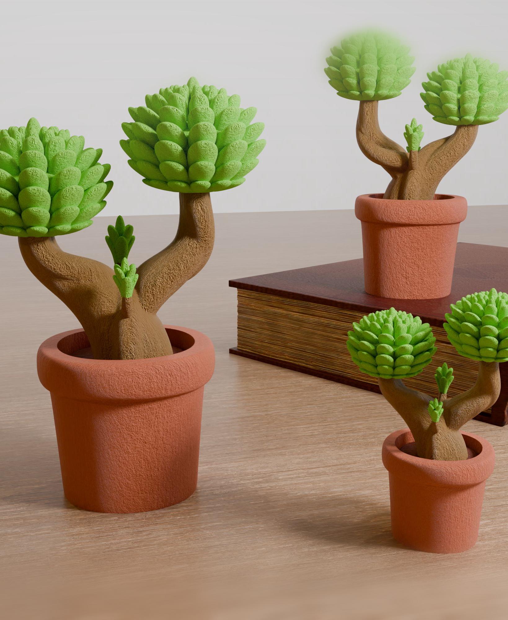 3D Printable Mini Tree STL + 3MF 3d model