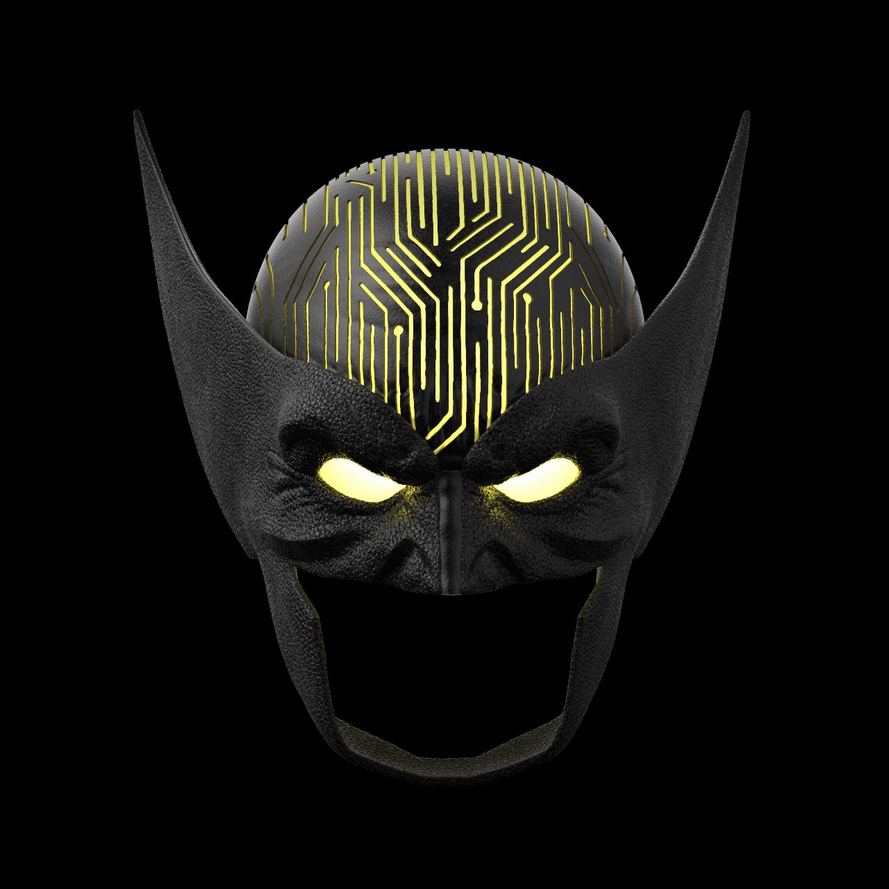 Omega Wolverine Mask STL 3D FILE 3d model