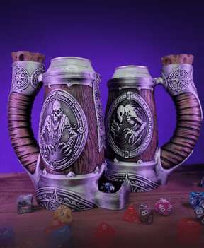 Necromancer 12 oz Can Cozy Dice Tower Double Pack 3d model