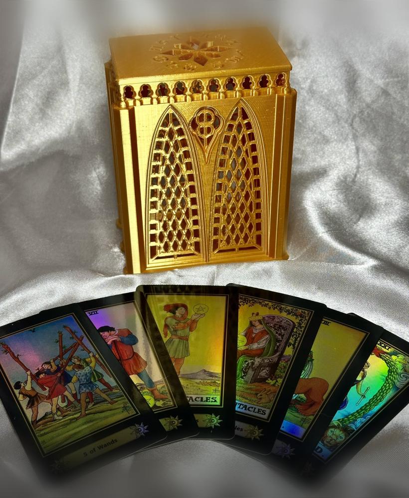 Gothic Cathedral Tarot Deck Box 3d model