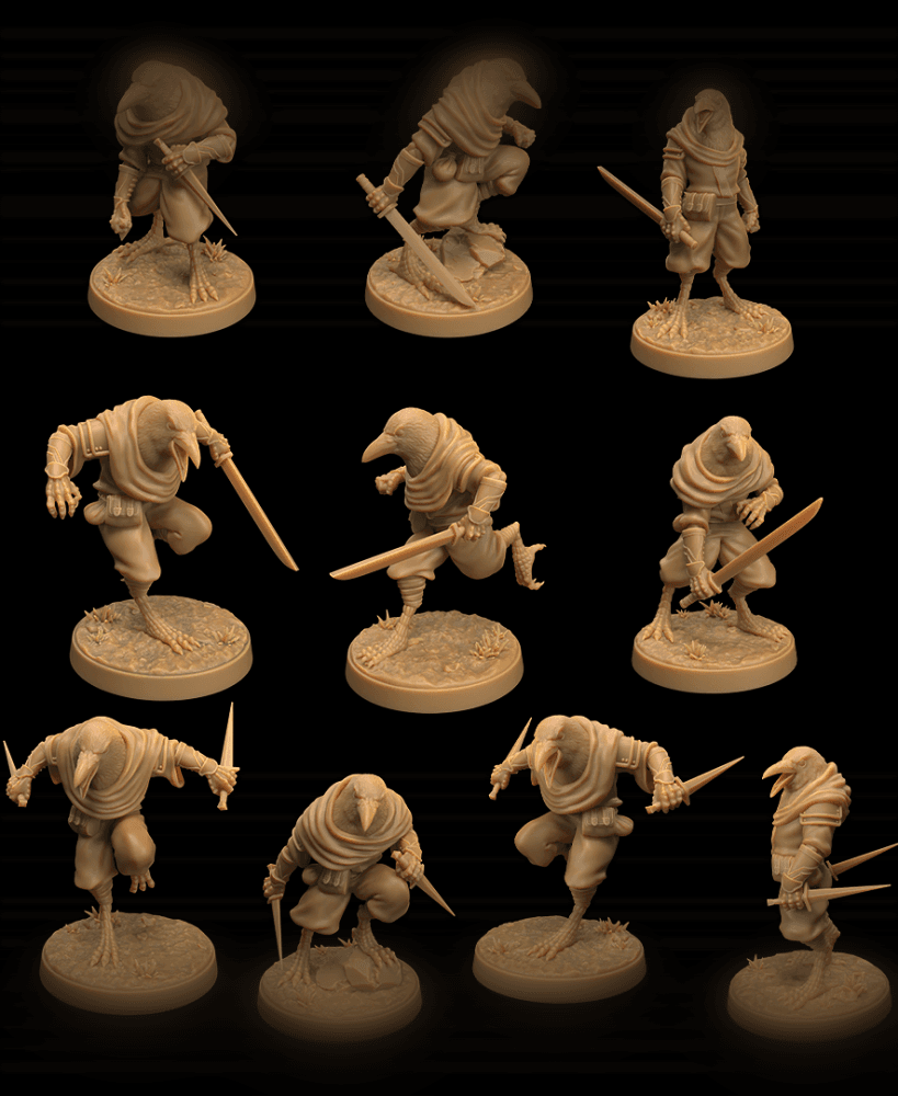 Ravenfolk 3d model