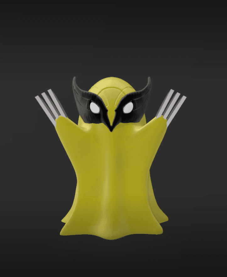 wolverine ghost support free 3d model