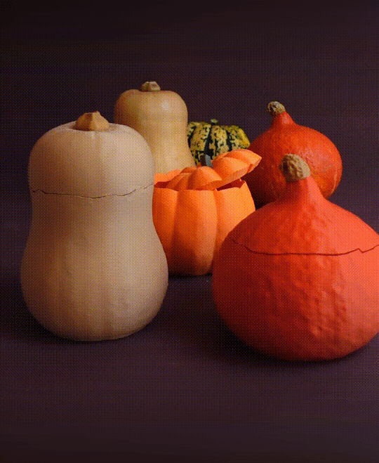 Pumpkin bowls 3d model