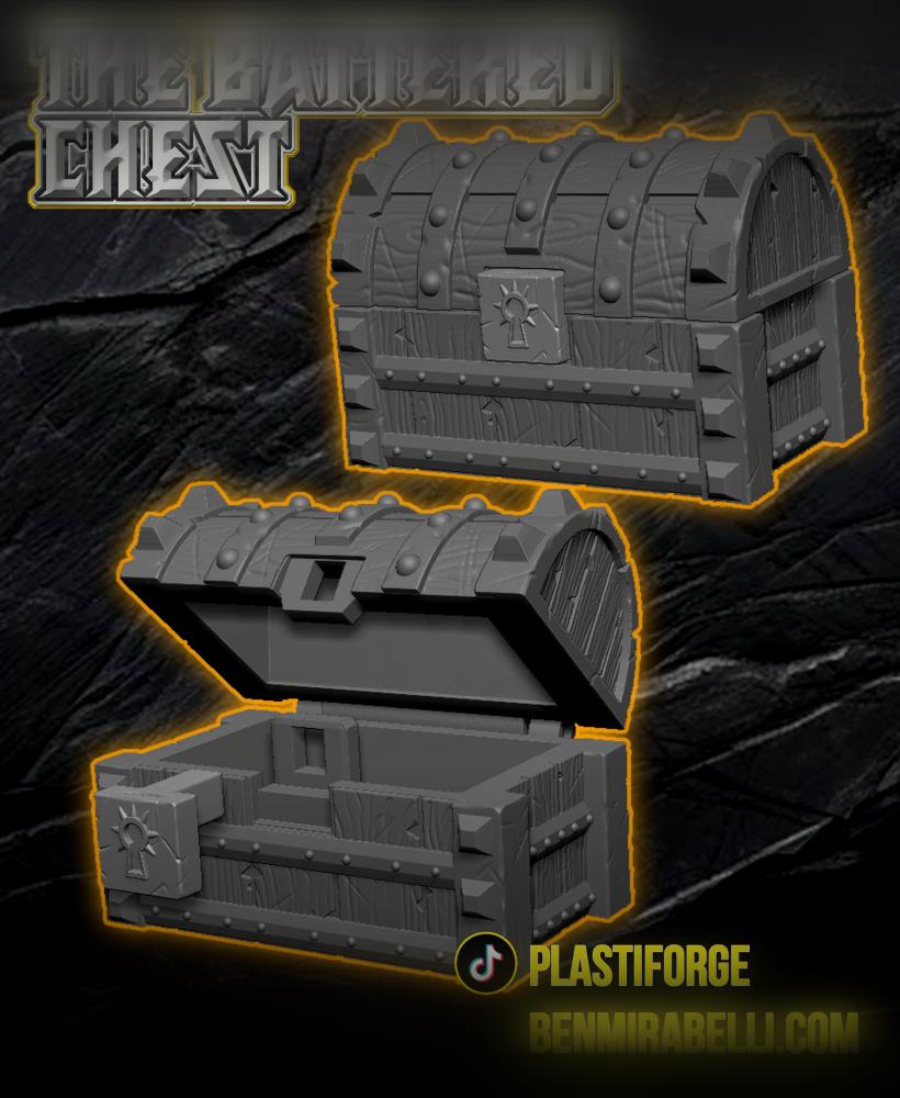 The Battered Chest 3d model