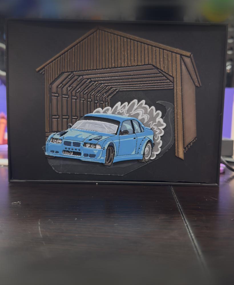 Framed E36 3d model