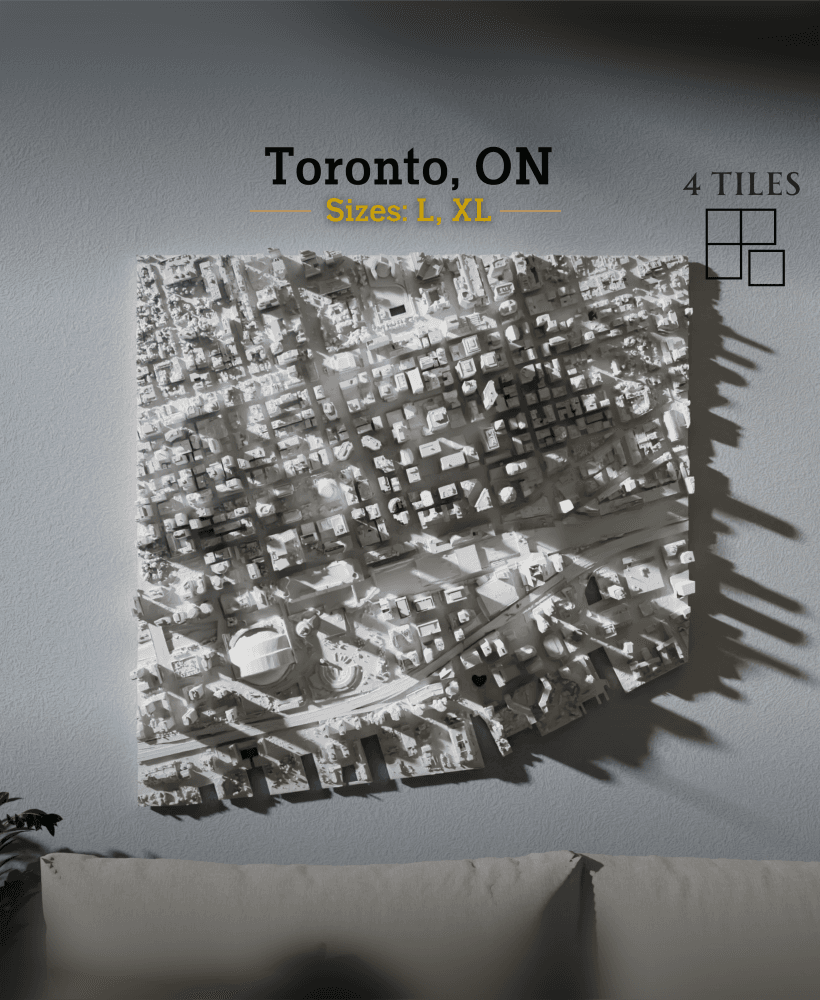 Toronto, ON - Large & Extra Large 3d model