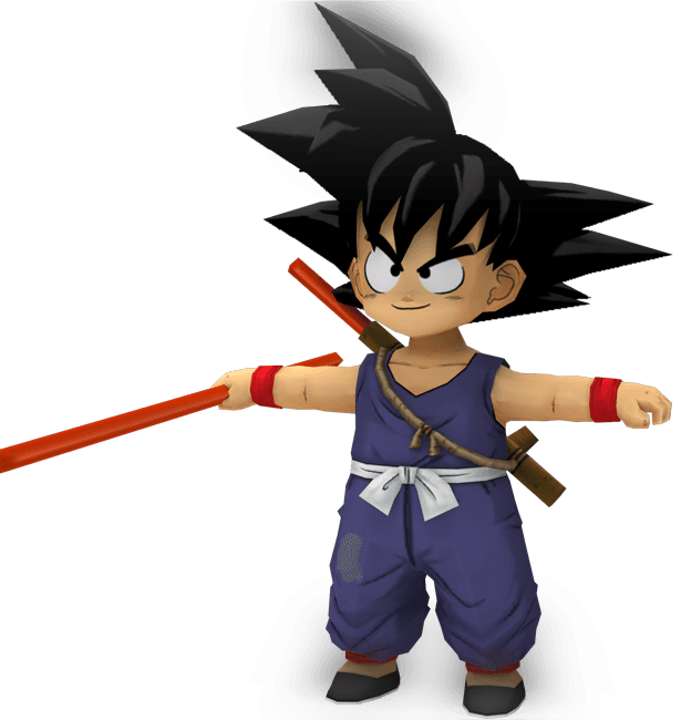 Dragon Ball Kid Goku 3d model