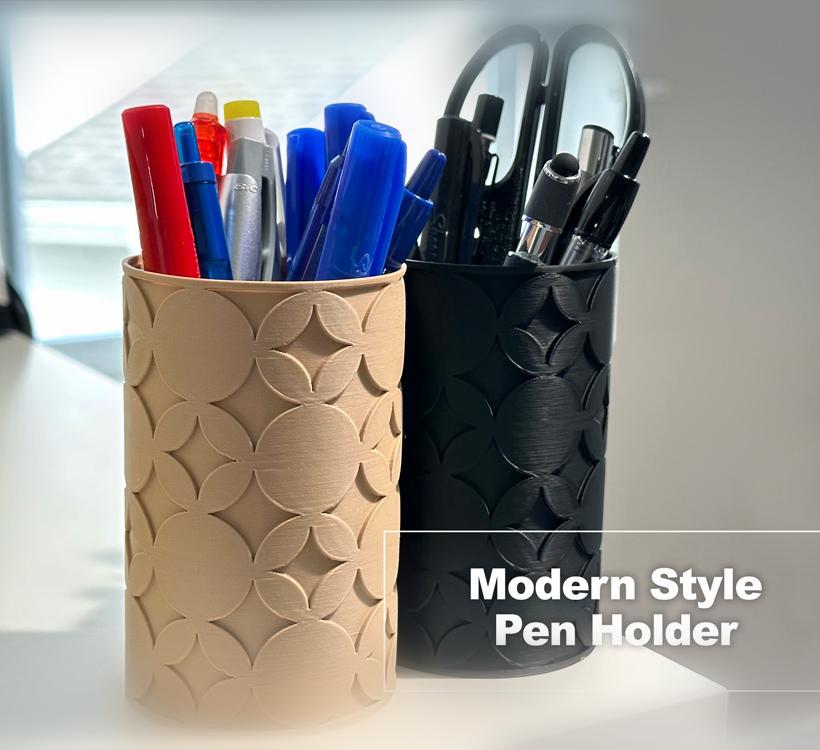 Modern Style Pen holder 3d model