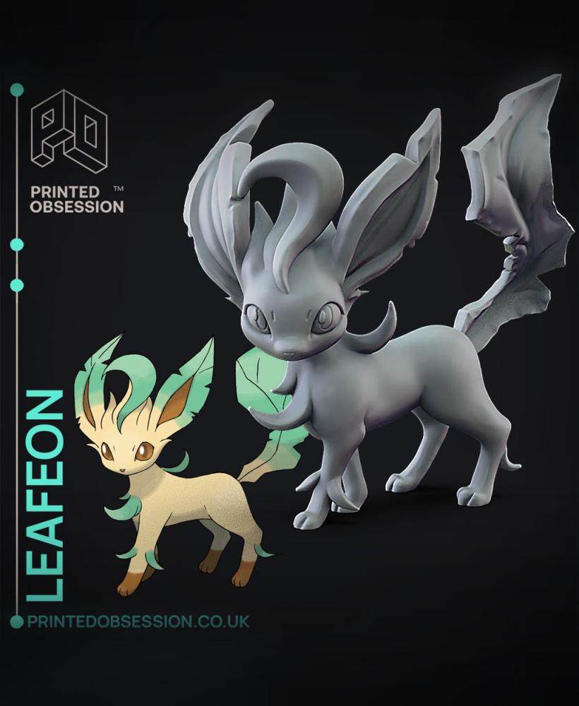 Leafeon - Pokemon - Fan Art 3d model