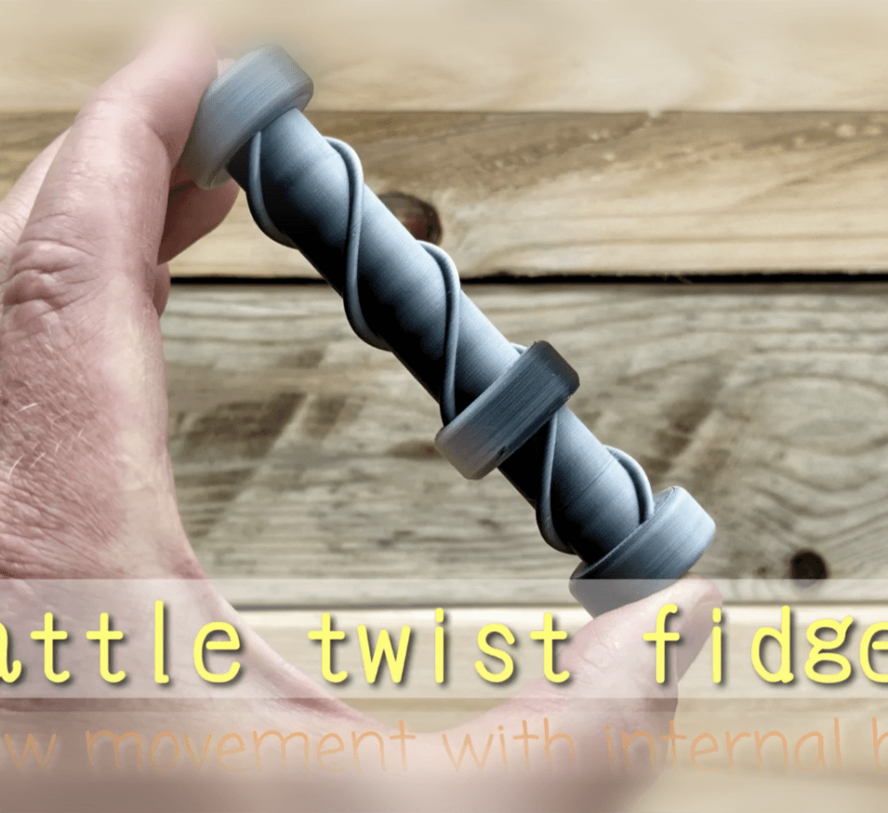 Rattle Twist Fidget 3d model