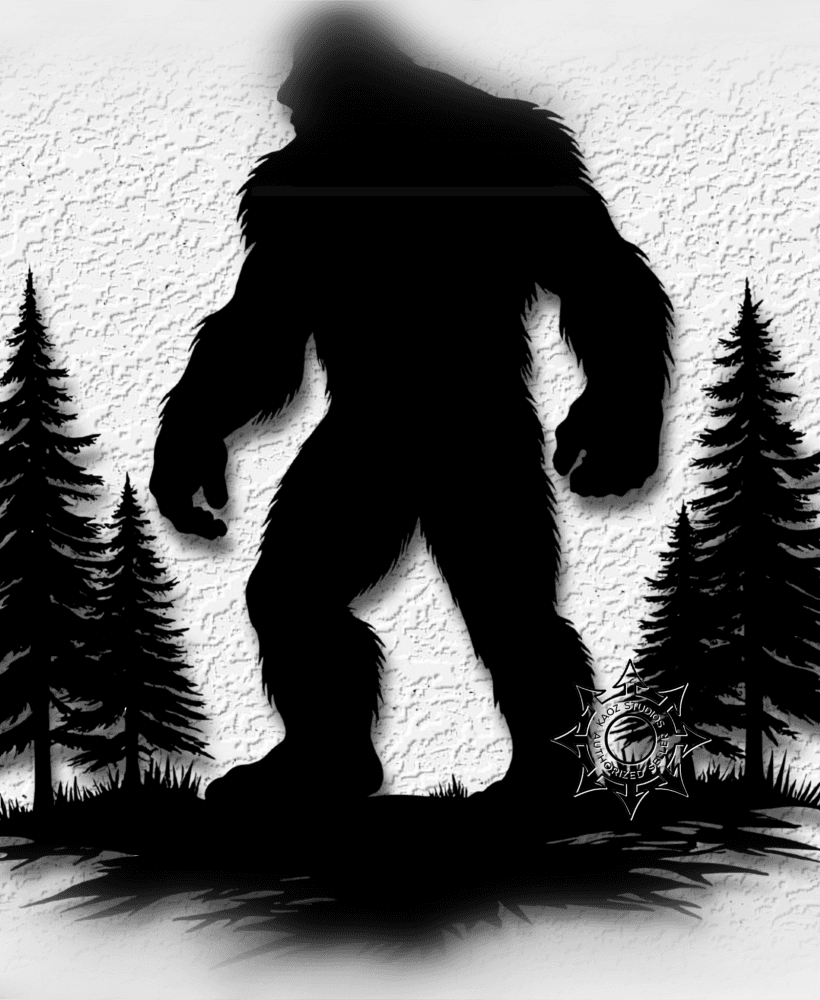 bigfoot wall art sasquatch decor yeti 3d model