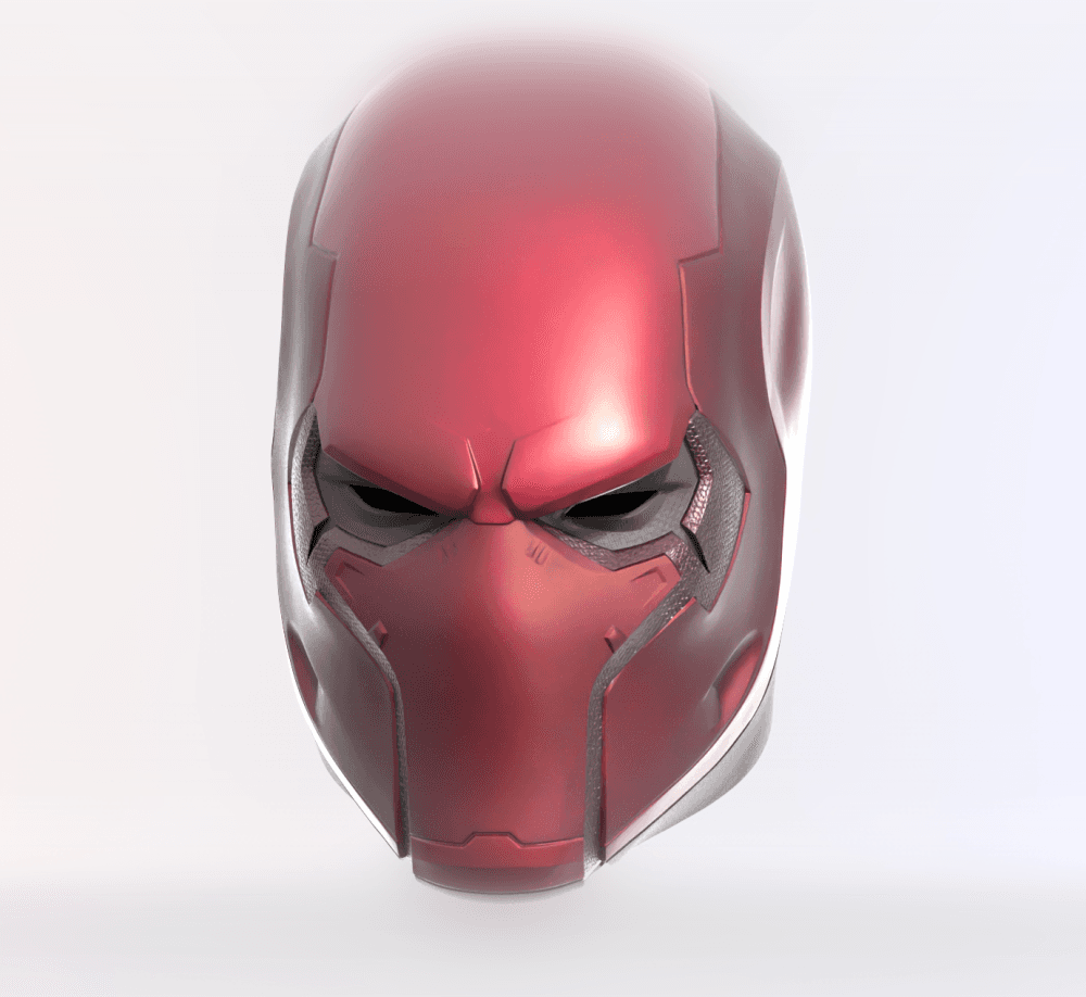 Red Hood Helmet 3d model