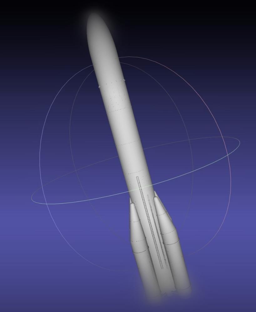 Ariane 6 Rocket 3d model