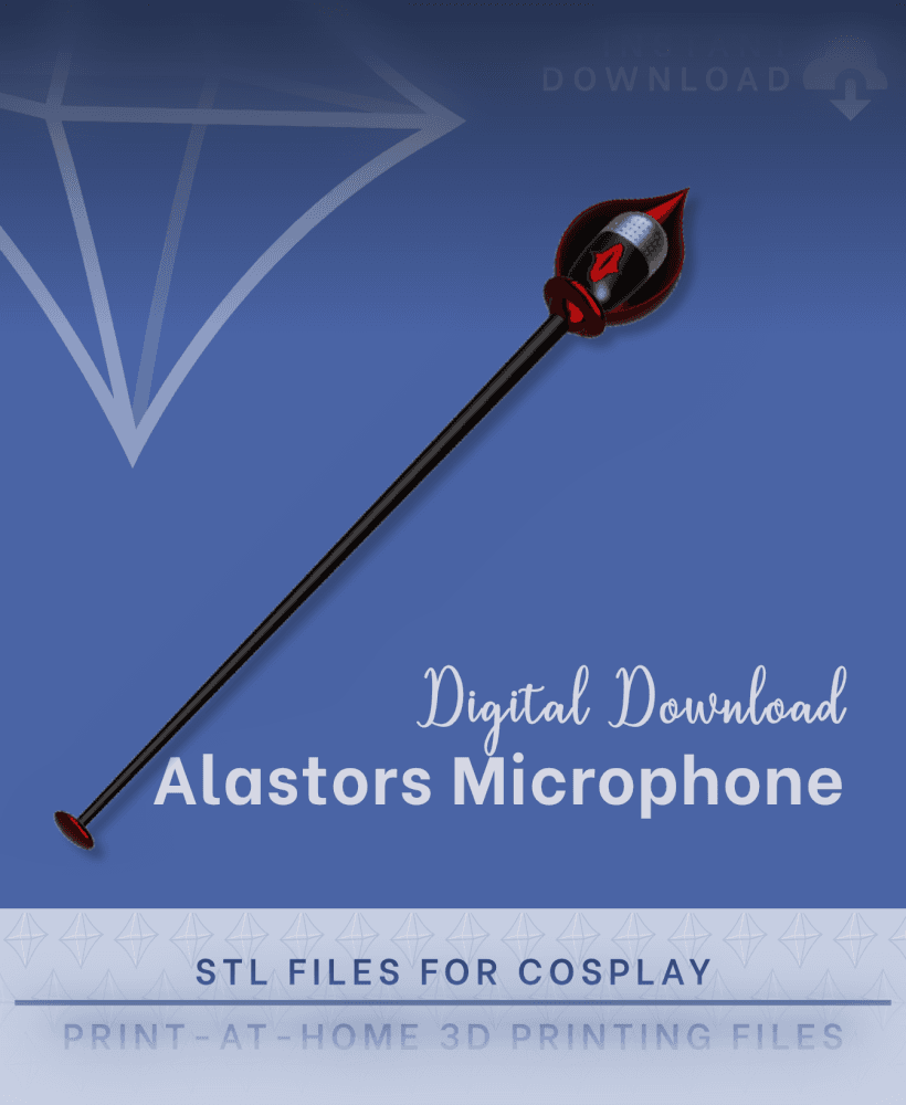 ALASTORS Microphone STL FILES [Hasbin Hotel] 3d model