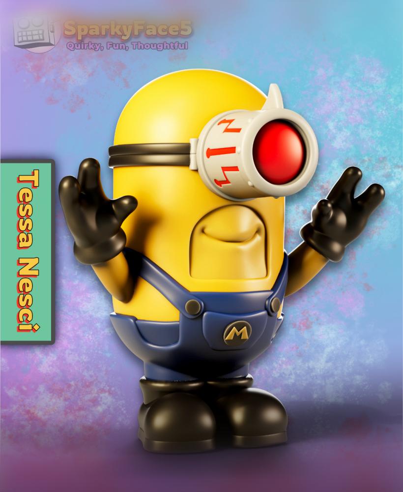 Mega Minion Mel - Laser Eye 3d model