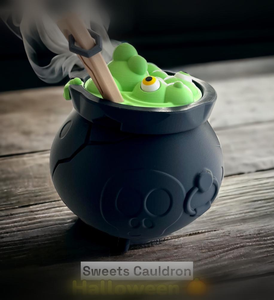 Black Cauldron for your Candies and sweets 3d model