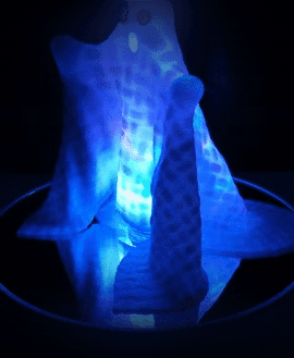 Spooky ghost lamp 3d model