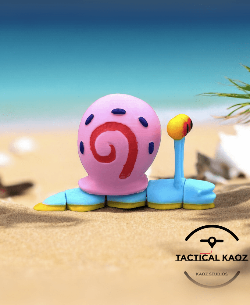 Gary The Snail Articulating Flexy 3d model