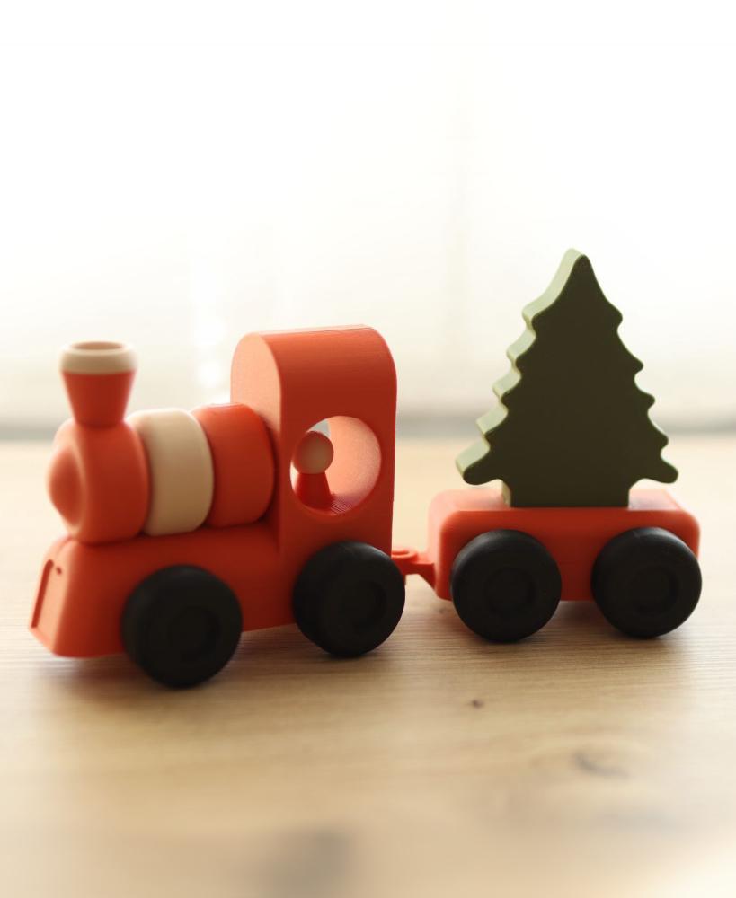 Christmas Toy Train 2.4 3d model