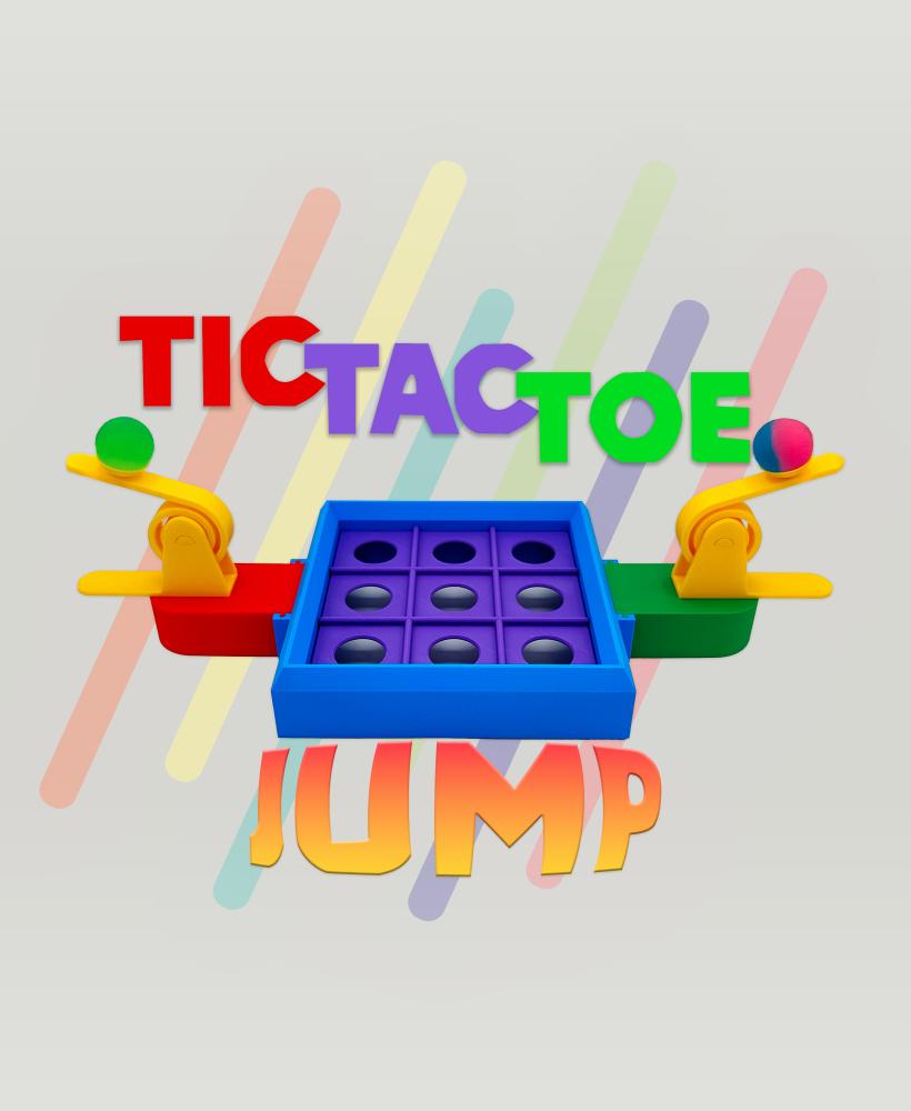 Tic Tac Toe Jump 3d model