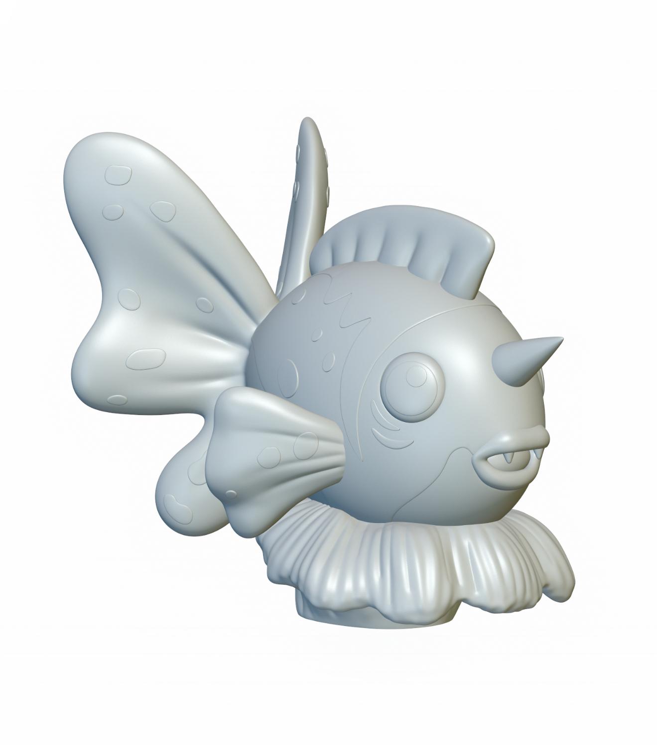 Pokemon Seaking #119 - Optimized for 3D Printing 3d model