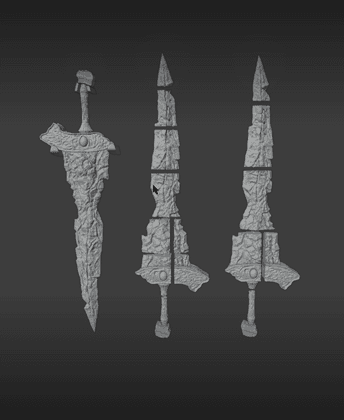 MALIKETH'S BLACK BLADE FROM ELDEN RING 3d model