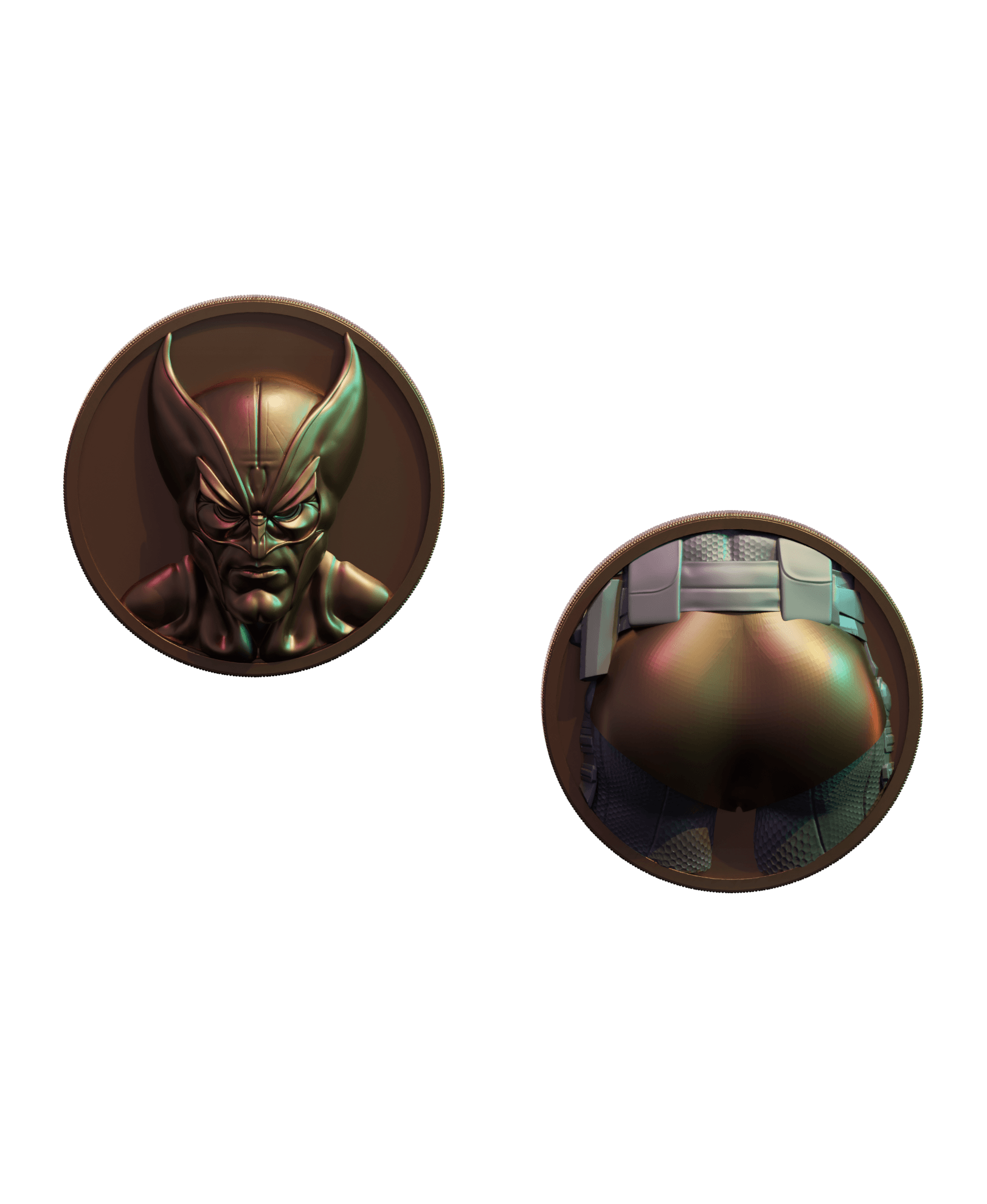 Wolverine Coin 3d model