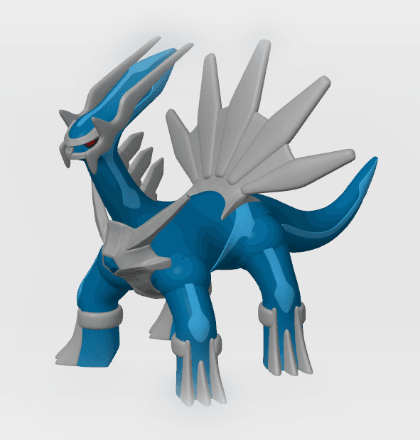 Articulated Dialga (3MF included) 3d model