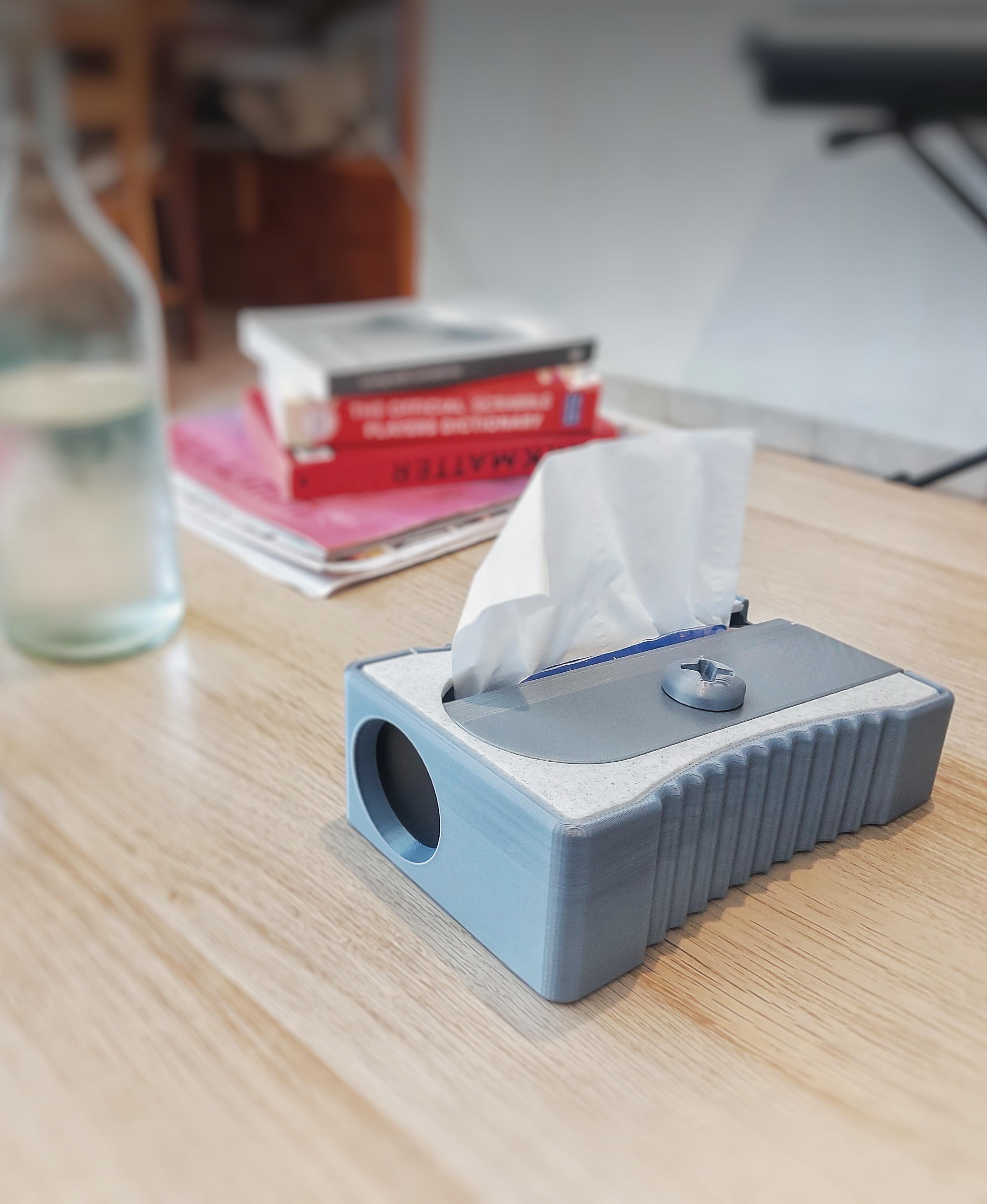 Pencil Sharpener Tissue Box 3d model