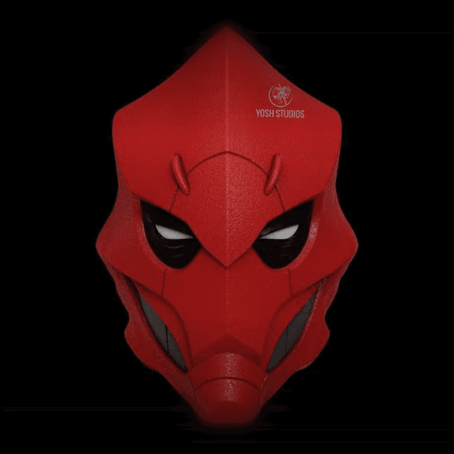 Poison Deadpool Mask 3D Print File STL 3d model