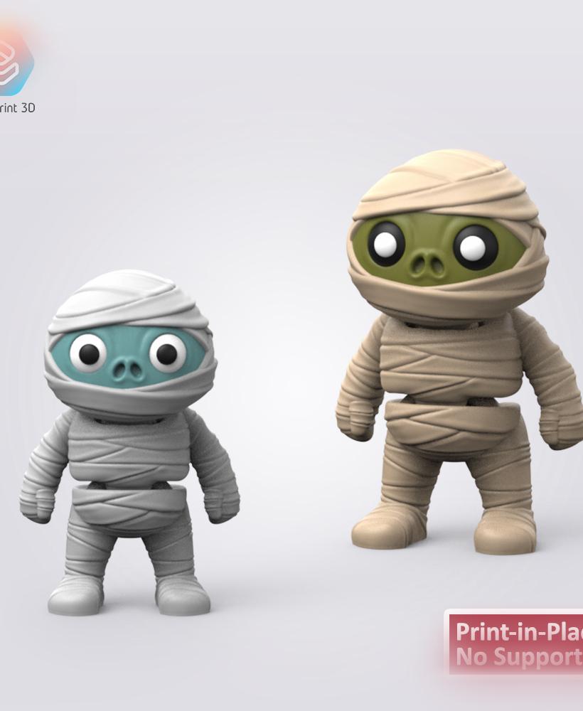 Halloween Flexi Mummy 3d model