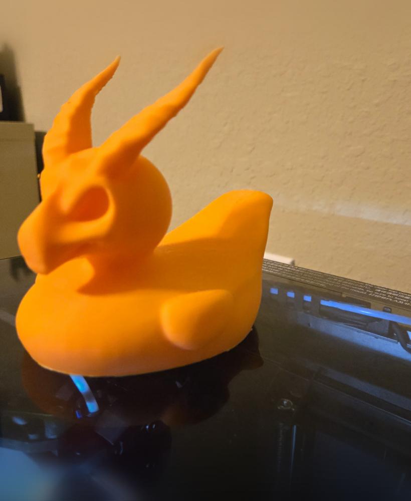 demon rubber duck 3d model