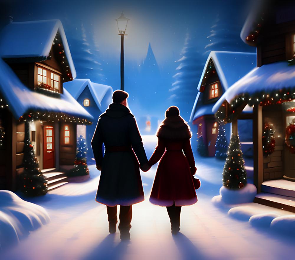 Winter's Night with You Lithophane 3d model