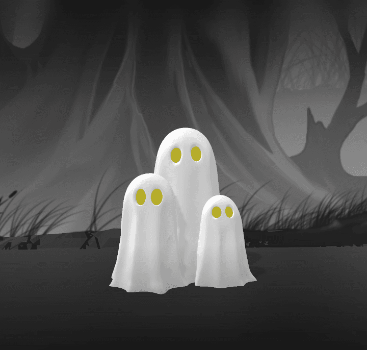 ghost family  3d model