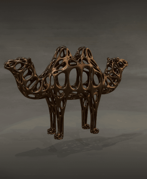 The Camel Decor 3d model