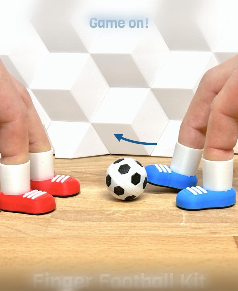 Finger Football Kit (soccer game on the table!) 3d model