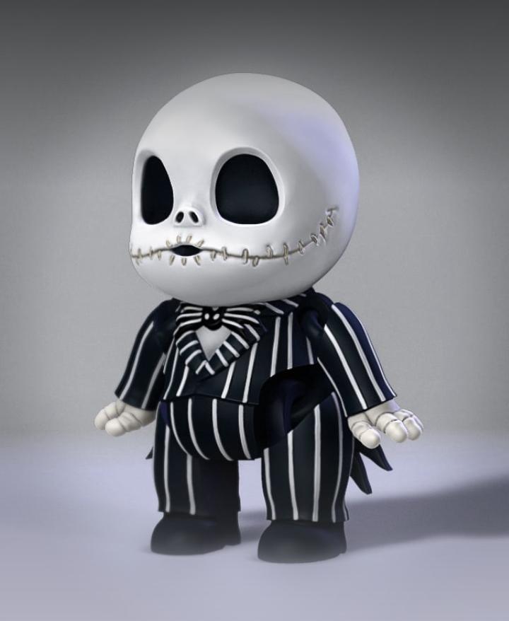 Flexi Baby Jack Skellington 3d model