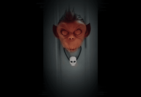 Halloween Evil Monkey Door Knocker 3d model