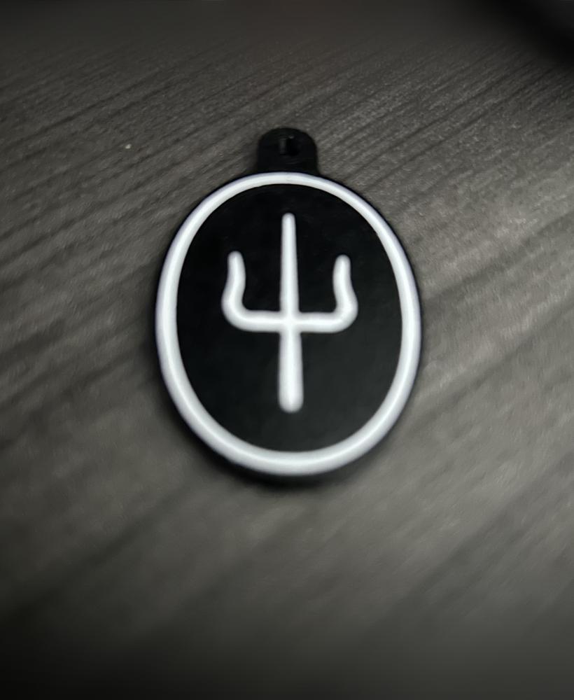 Twenty One Pilots Scaled and Icy Trident Logo Keychain (2021) 3d model