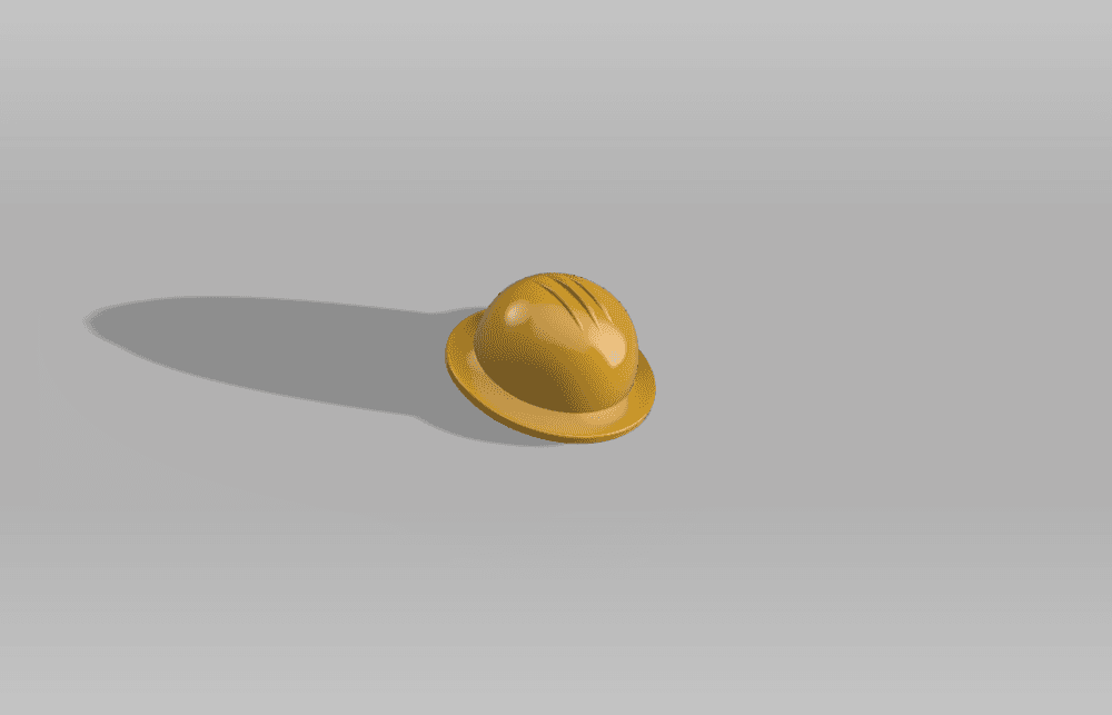 Lego Helmet 3d model