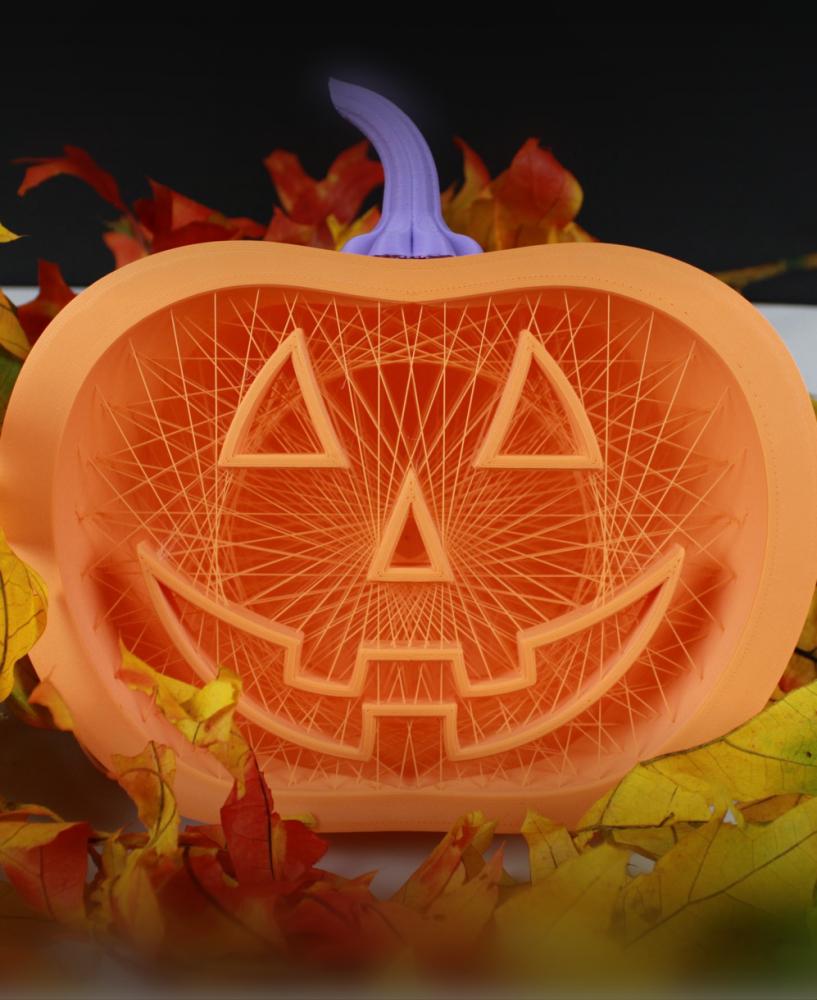 Jack-'O-Lantern - String Art 3d model