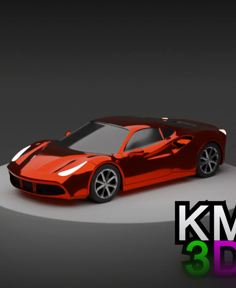 Ferrari 488 GTB 3d model