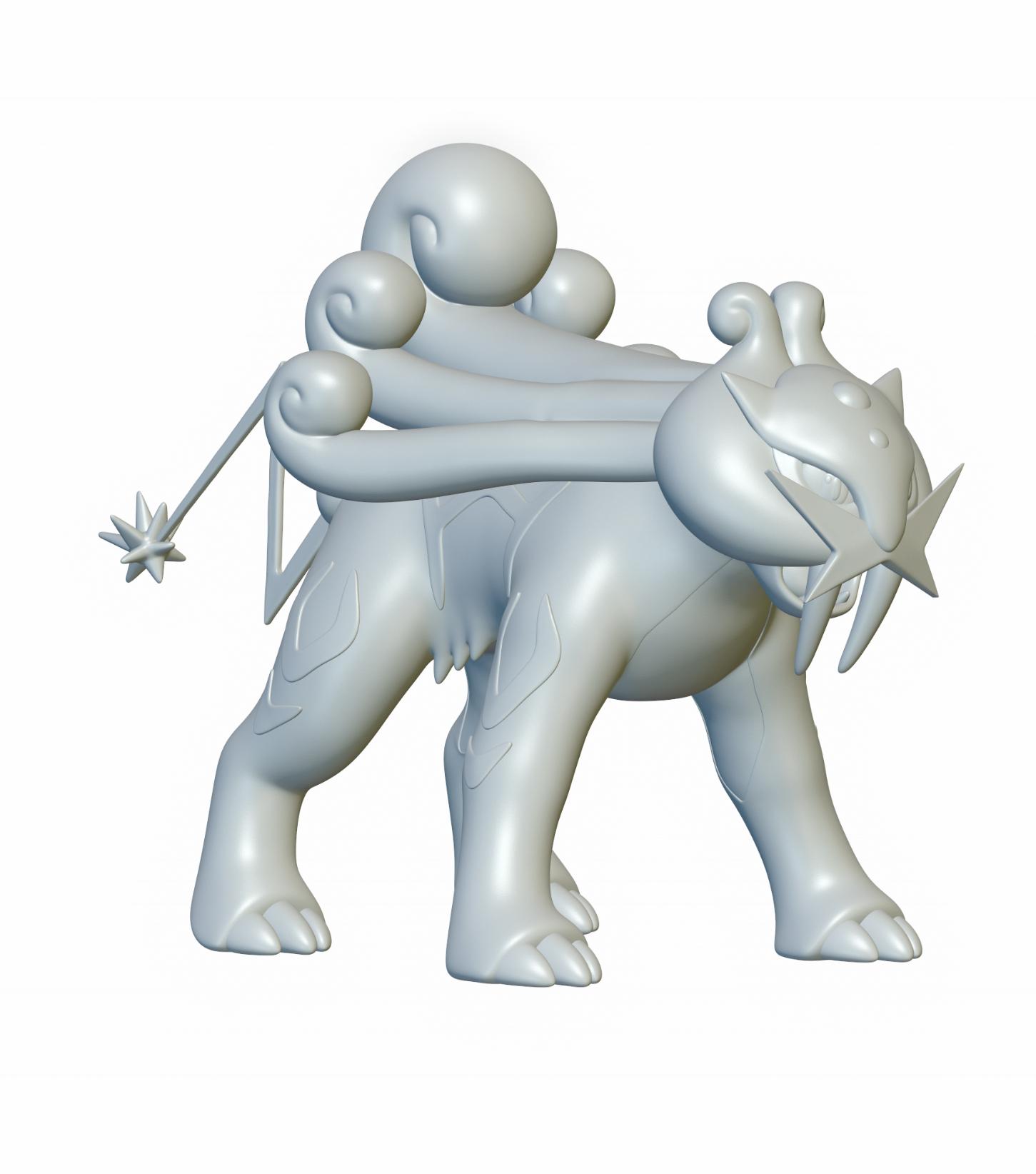 Pokemon Raikou #243 - Optimized for 3D Printing 3d model