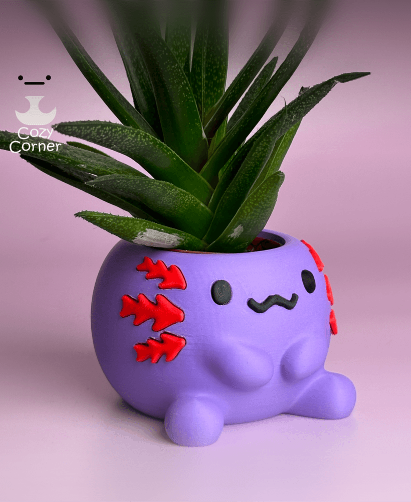 Axolotl planter 3d model