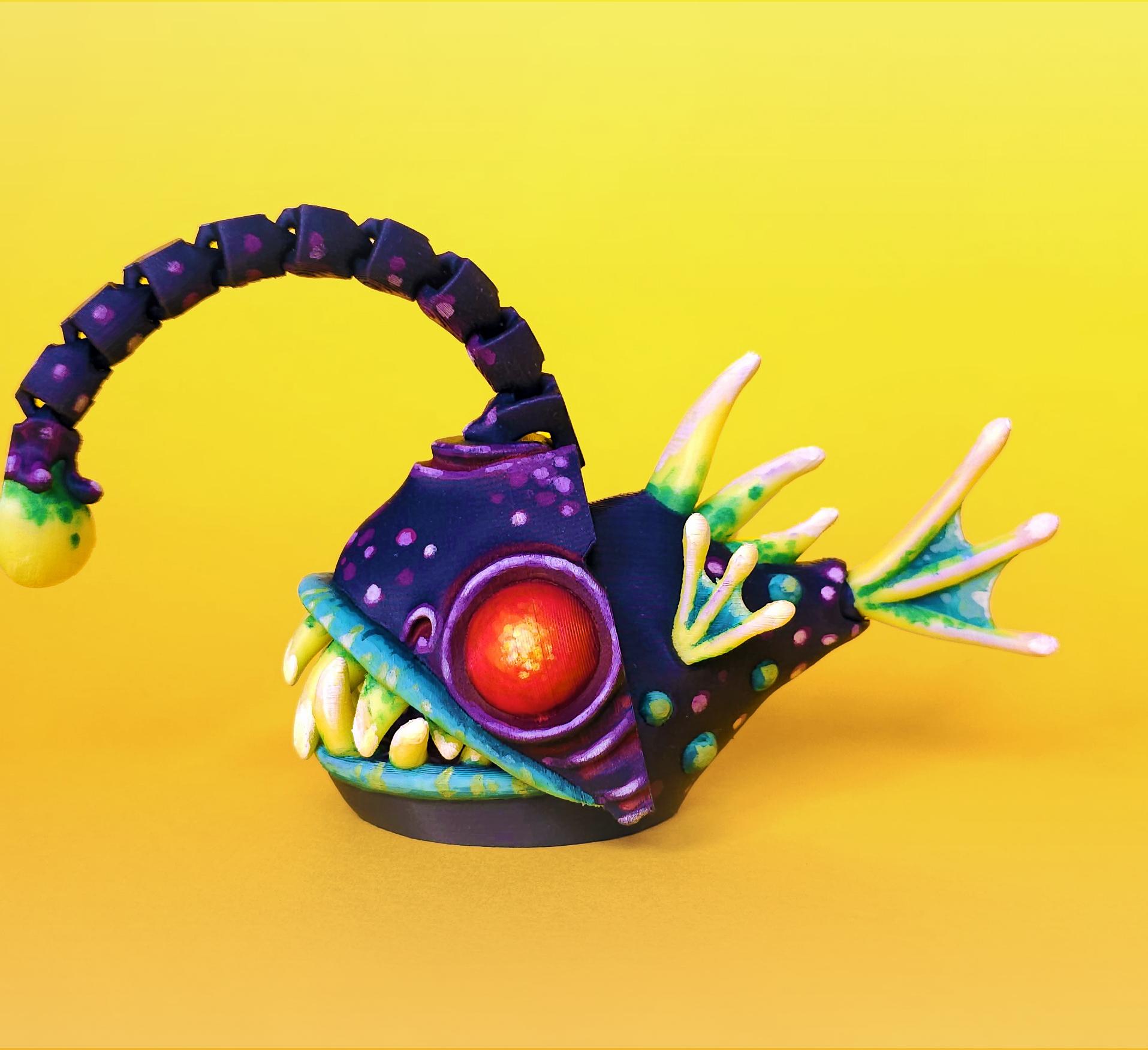 Twisty Angler Fish 3d model