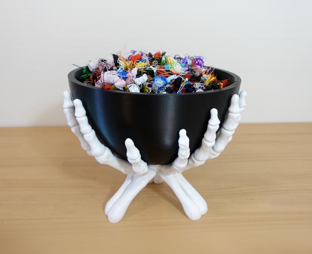 Skeleton Hands Bowl 3d model