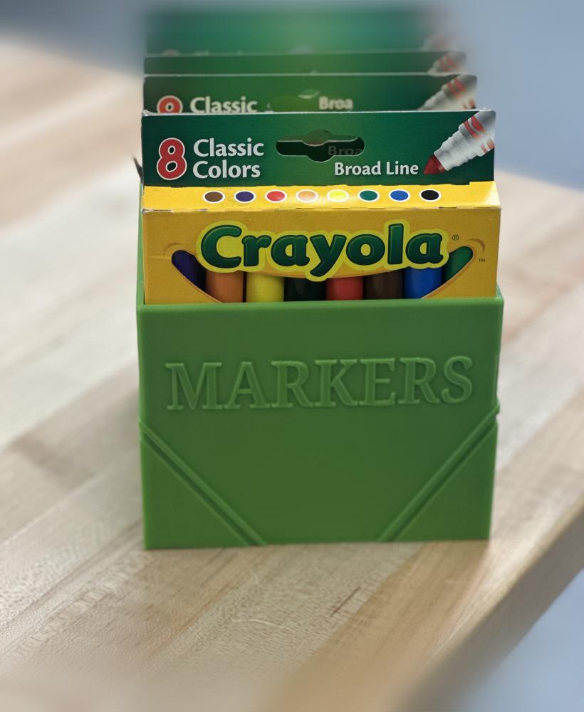 Crayola Markers Holder 3d model